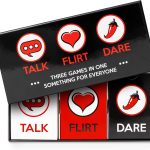 Romantic Game for Couples - Date Night Ideas Girlfriend, Boyfriend, Newlywed, Wife or Husband. 3 Games in 1: Talk, Flirt, Dare. Reignite and Deepen Relationship with Your Partner.