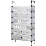 7 Layer Stainless Steel Shoe Rack (Sturdy & Durable Free Standing)