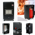 Large Gas Heater Black - Image 2