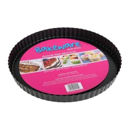 Bulk Pack 5x Non-Stick Quiche Pan 26x2.5cm