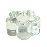 Bulk Pack 10 x Glass Daisy Candle Holder 8.2x2.7cm