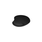 Mousepad: Fabric with Gel Wrist Support - Black