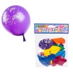 Bulk Pack 12 X Happy Birthday Balloon Assortment 10 Pack Assorted Colours, Printed