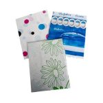 Bulk Pack 3 X Plastic Shower Curtain 180 x 180cm With 12 Hooks