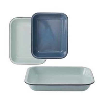 Bulk Pack 2 X Baking Pan 31cm Enamel