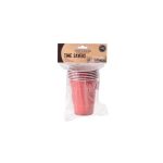 Bulk Pack 8 X Picnic Cups Plastic 6 Piece Pack Disposable - 450ml