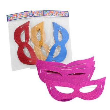 Bulk Pack 20 X Party Eye Mask 6 Piece Pack Assorted