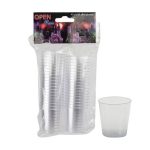 Bulk Pack 4 x Disposable Plastic Shot Glass - 40 Piece