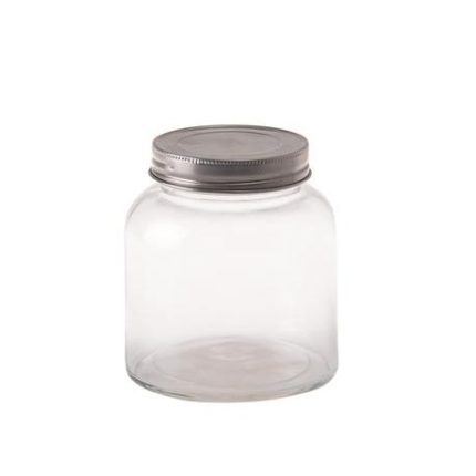 Storage Jars with Stainless Steel Lid - 155ml (Pack of 8)