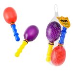 Bulk Pack x12 Musical Percussion Maracas Plastic - 2 Pack