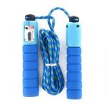 Soft Grip Skipping Rope with Counter - Blue