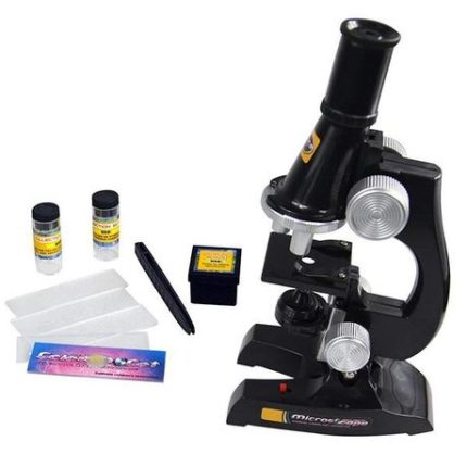 Microscope With LED 100X 200X & 450X Science Toy