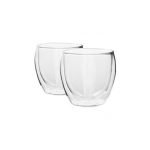 Double Wall Glass Coffee Cup Set - 250ml