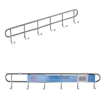 Bulk Pack x 5 Kitchen Tool-Rack Metal 6-Prong.