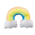 Bulk Pack x 2 Travel Neck Pillow 40x25cm Rainbow