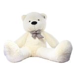 Giant Cuddly Plush Stuffed Bear - 180cm - Ivory White