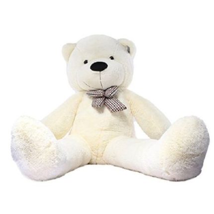 Giant Cuddly Plush Stuffed Bear - 180cm - Ivory White