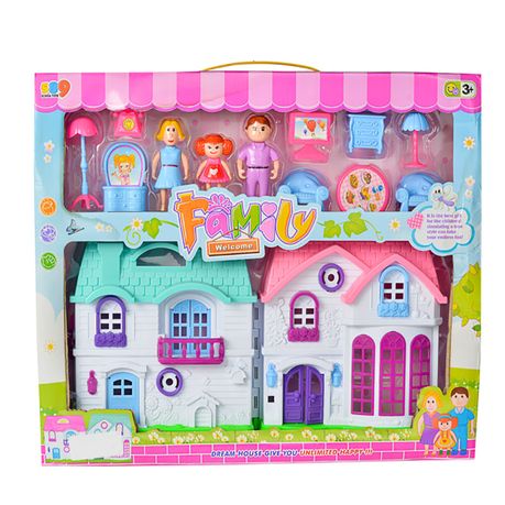 57681399-1-pdpxl Play-set Doll House With Accessories - Image 1