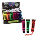 Bulk Pack x 24 Dress Up Face Paint Neon 25ml