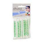 Bulk Pack 10 X Toothpicks Wooden Wrap Mint - 50 Toothpicks Per Pack