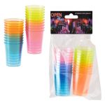 Bulk Pack x 4 Shot-Glass Plastic Disposable 20 Piece Per Pack 2oz