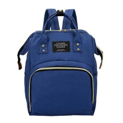 Mummy Maternity Nappy Diaper Bag Large Capacity Baby Travel Backpack-Blue