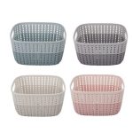 Bulk Pack x 4 Basket Plastic 2-tone 23x18x12cm. 3L