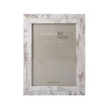 Wooden Distressed White Picture Frame (28 x 35.5cm)