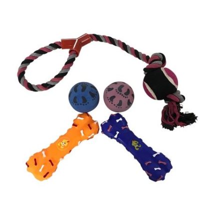 Bundle of 5 Dog Toys