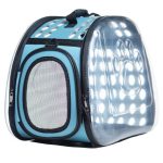 Portable Transparent Pet Carrier Travel Bag for Small Dogs and Cats