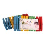 Bulk Pack 8 x Plastic Clothes Pegs - Pack of 24