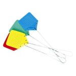 Bulk Pack 5x Fly-Swatter Rubber Assorted-Colours Pack of 10 Bulk
