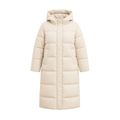 Women's Long Hooded Puffer Jacket Warm Winter Quilted Coat - M