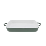 Rectangle Matte Green Baker 44cm