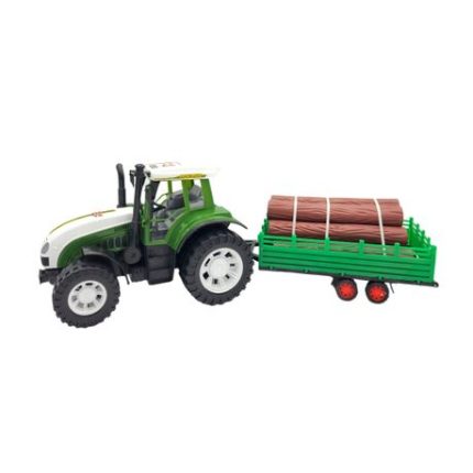 Farm Series Tractor and Trailer Large - Red