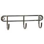 Stainless Steel Hook Rack - 3-Hooks