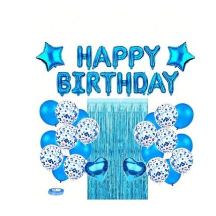 Happy Birthday Balloon Set - GOLD