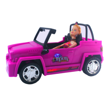 Pink Offroad Beach Buggy with Doll included