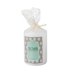 Pillar Candles - Scented - White - 10cm x 7cm - 8 Pack