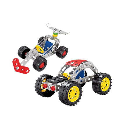 Metal Model Off Road Racing Vehicle 2 In 1 - 166 Piece