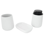 3 Piece White Dolomite Bathroom Set