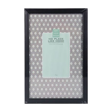 s-pdpxl Picture Frame - Wooden - Rectangle - Black - A4 - 12 Pack - Image 1