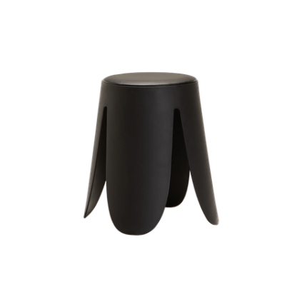 Classy Stackable Stool - Black
