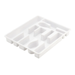 7 Molded Compartments Plastic Cutlery Tray - Set Of 2