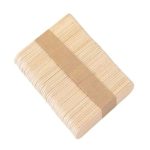 100 Piece DIY Natural Wooden Craft Sticks - Beige