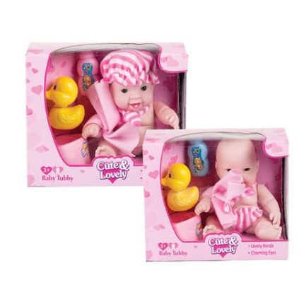 Bulk Pack x 2 Doll Baby With Accessories 19cm