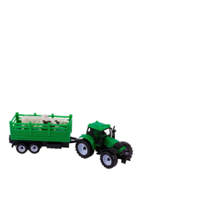 Tractor With Sheep And Cattle