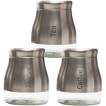 3 Stainless Steel Storage Containers