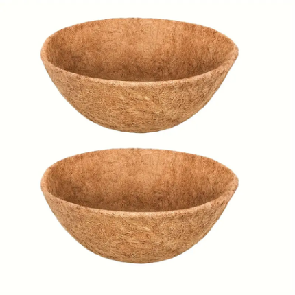 Round Coco Liners Hanging Basket (19cmH) - Set Of 2