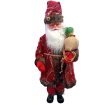 Plush Standing Father Christmas with Sack